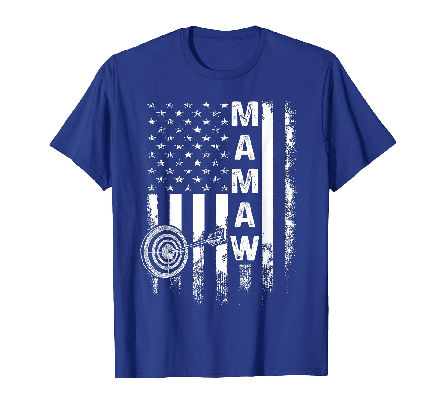 Archery Mamaw American Flag Vintage Christmas Xmas T-Shirt for Women Kids Men