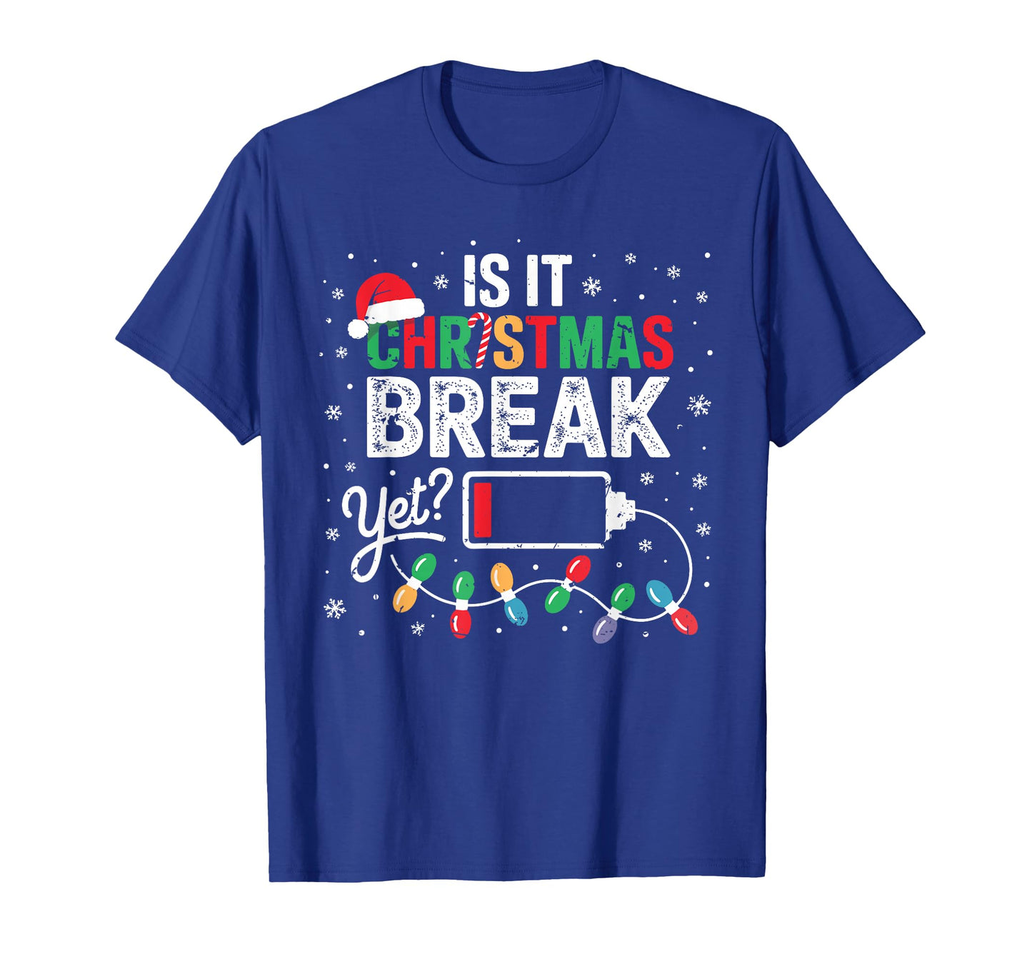 Funny Xmas Holiday is It Christmas Break Yet Teacher Women T-Shirt