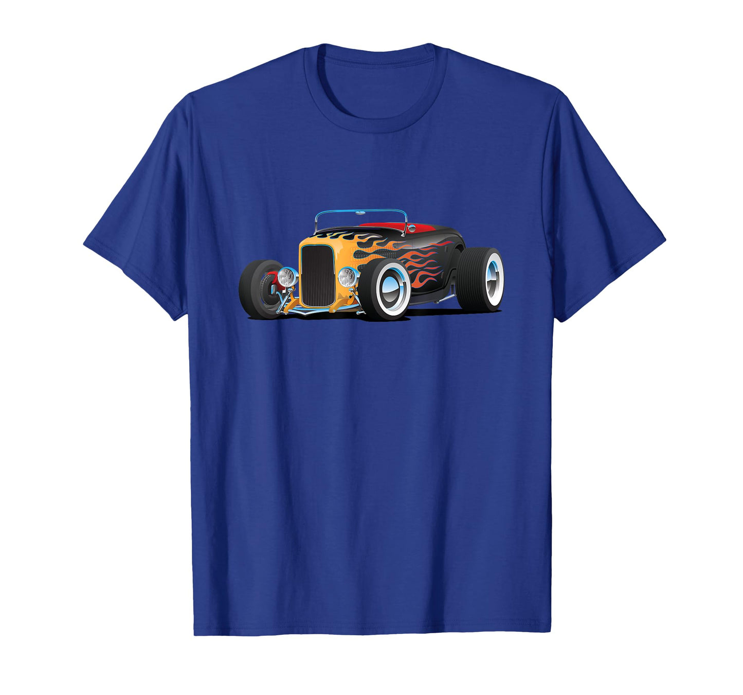 Classic Retro Vintage Custom Hotrod Car Illustration T-Shirt