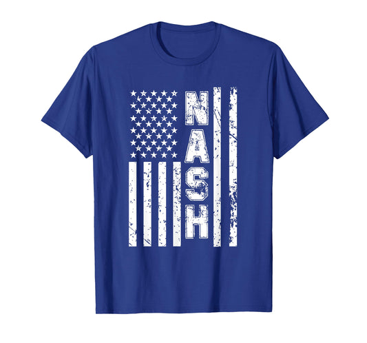 Nash United States Patriotic American Flag T-Shirt