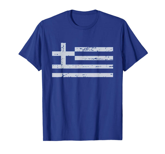 Greek T-Shirt Flag Vintage Greek for Men/Women/Youth/Kids T-Shirt