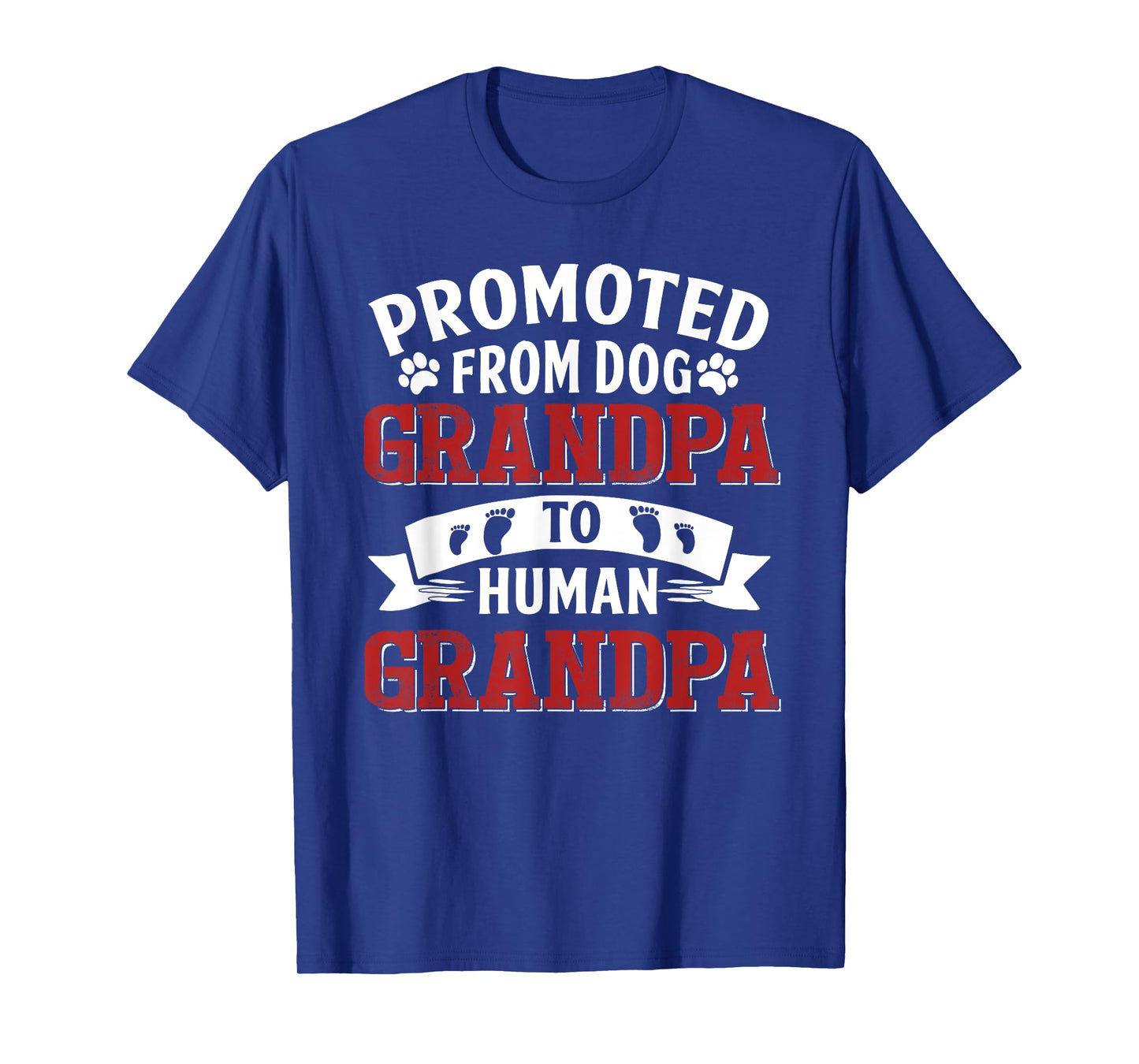 Promoted From Dog Grandpa To Human Grandpa T-Shirt