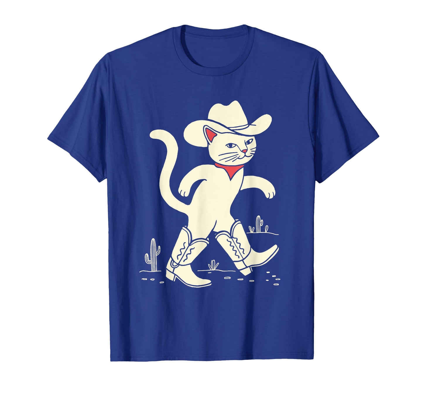 Funny Cowboy Cat T-Shirt