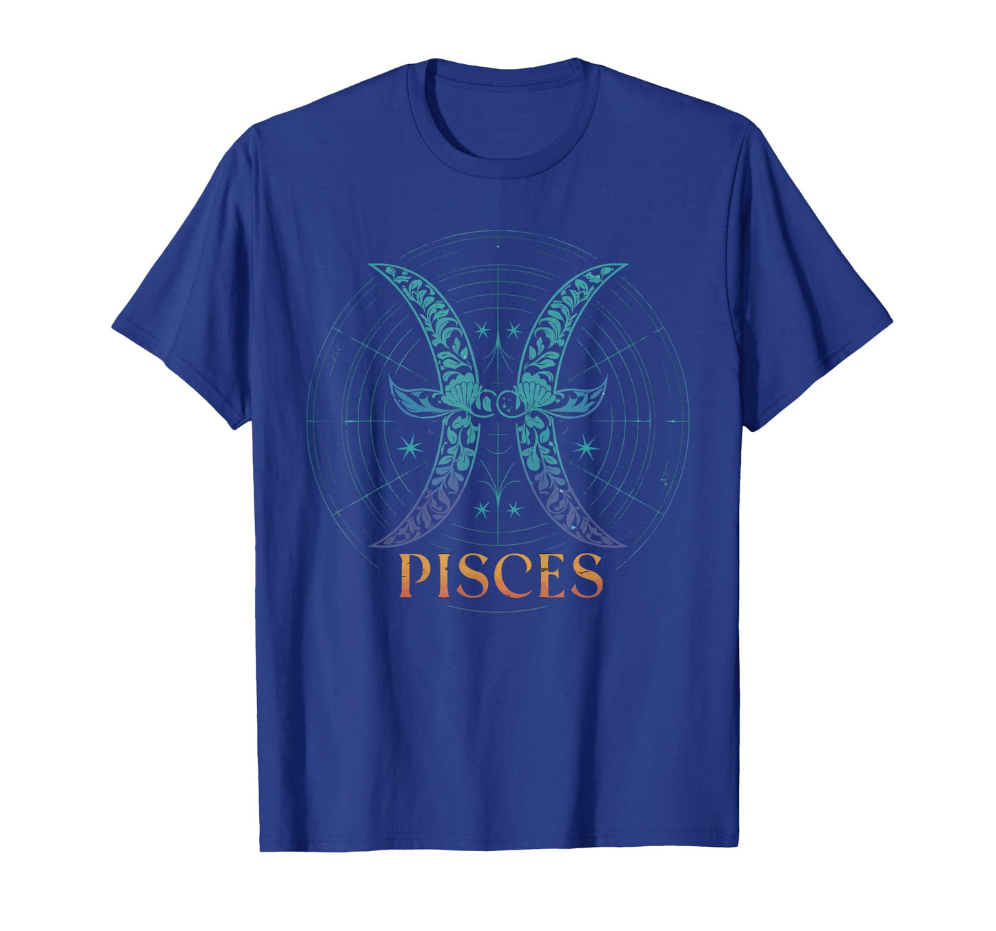 Pisces Zodiac Sign Star Astrology Birthday Horoscope T-Shirt
