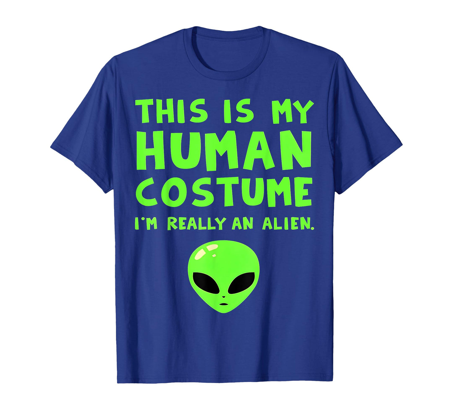 Funny Alien Human Costume T-Shirt