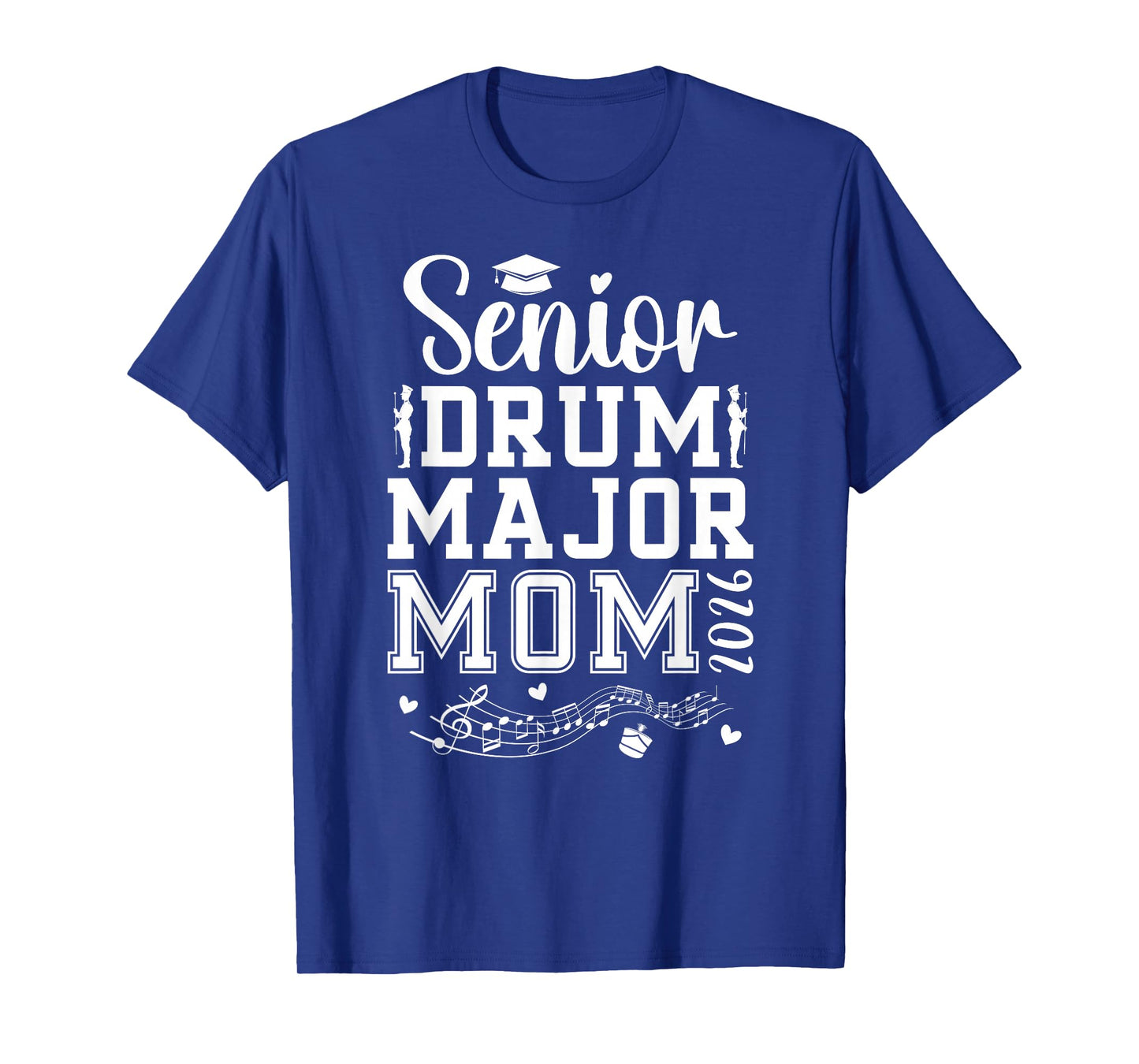 Drum Major Senior Mom 2026 Senior Marching Band Mom 2026 T-Shirt