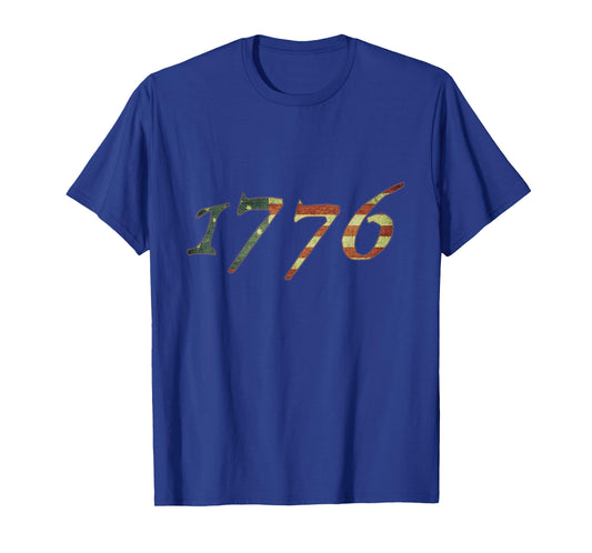 1776 Declaration of Independence US Flag T-Shirt