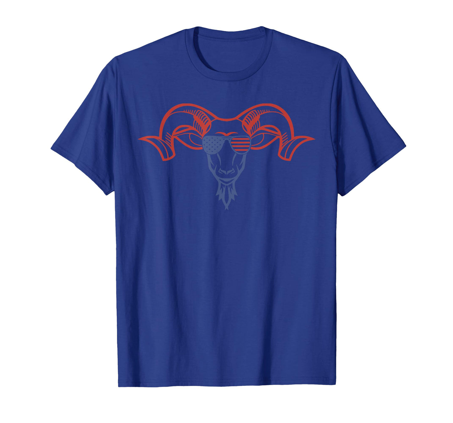 American Goat Patriotic TShirt American Flag Goat T-Shirt for Women Kids Men