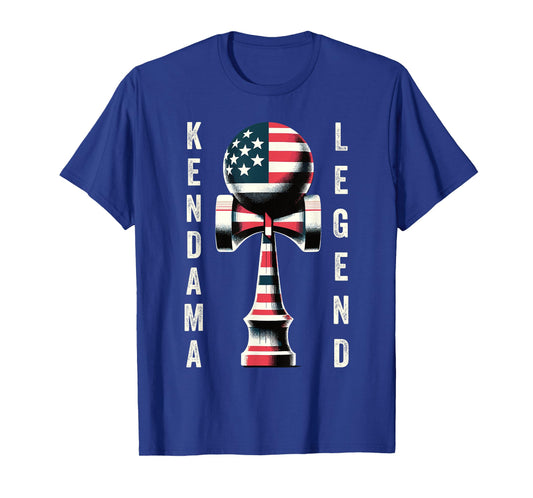 Kendama Legend American Flag Kendama Player T-Shirt