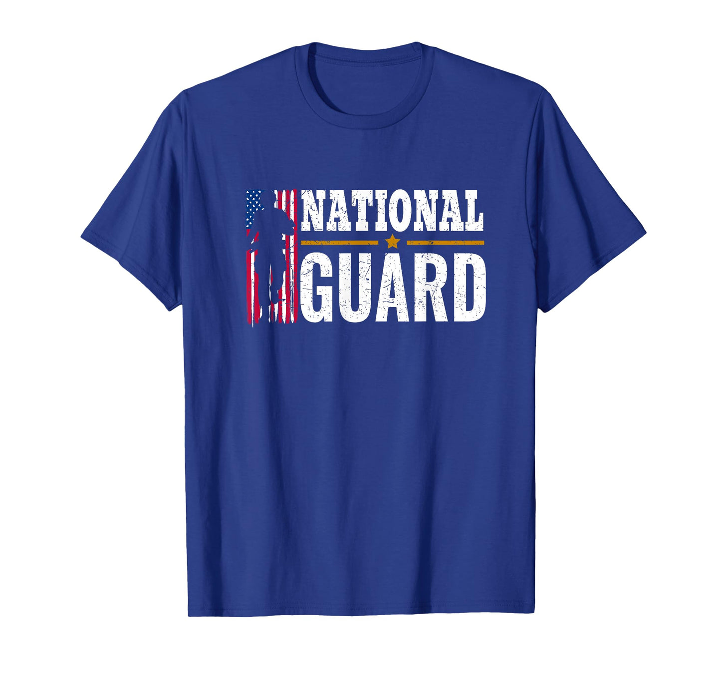 National Guard American Flag Proud T-Shirt T-Shirt