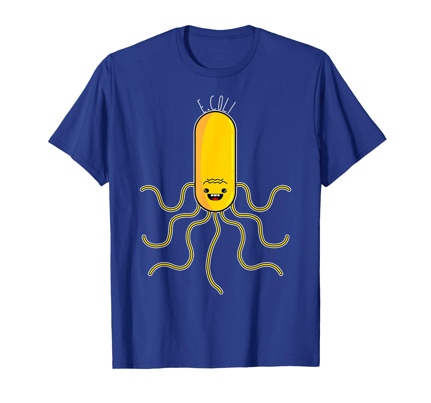 Cute Anime Style E. Coli Microorganism Microbiology T-Shirt