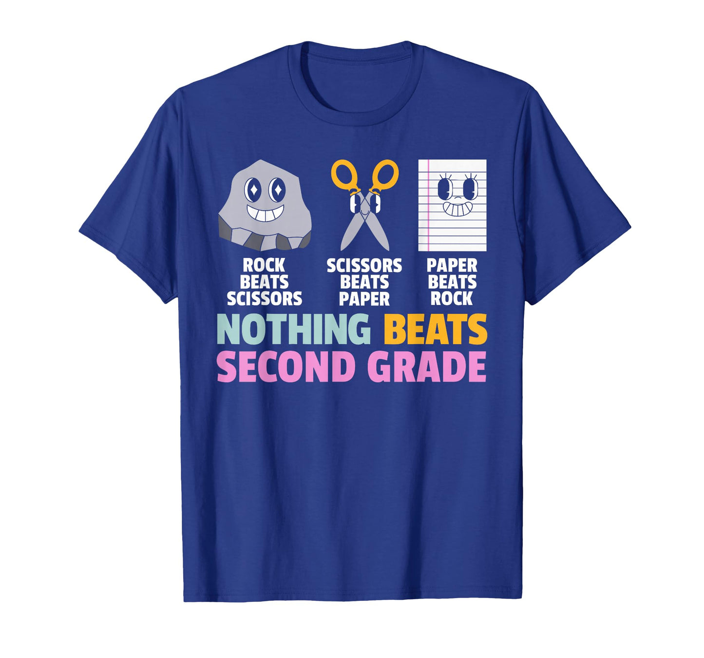 Nothing Beats 2nd Second Grade Back to School Teacher Kids T-Shirt