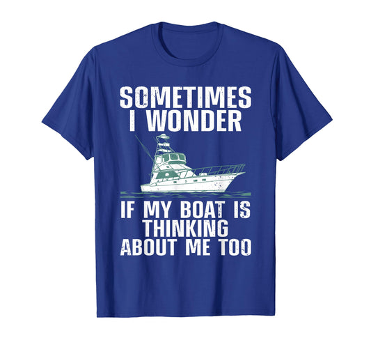 Cute Boating Art For Men Women Boat Captain Sailboat Owners T-Shirt
