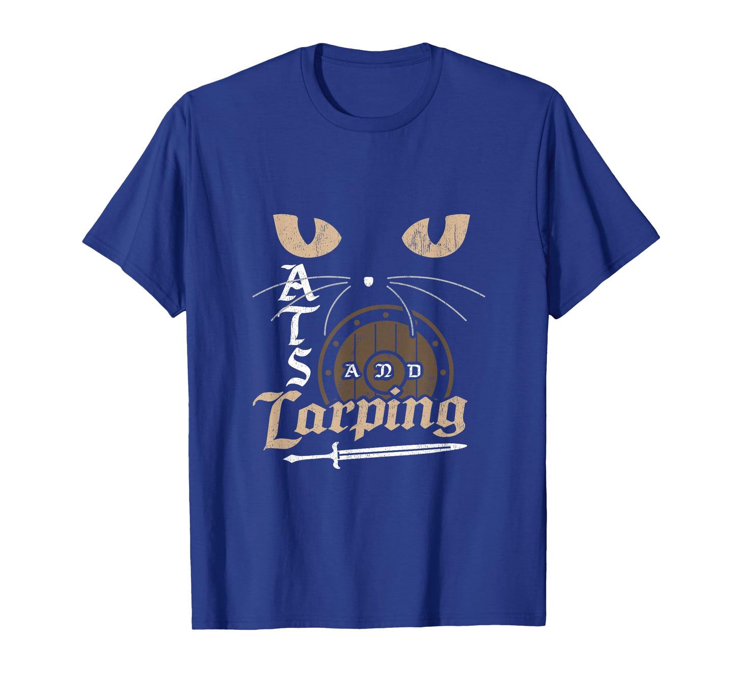 Cats and LARPing Role Playing Game RPG Larp Gamer Cat Lover T-Shirt