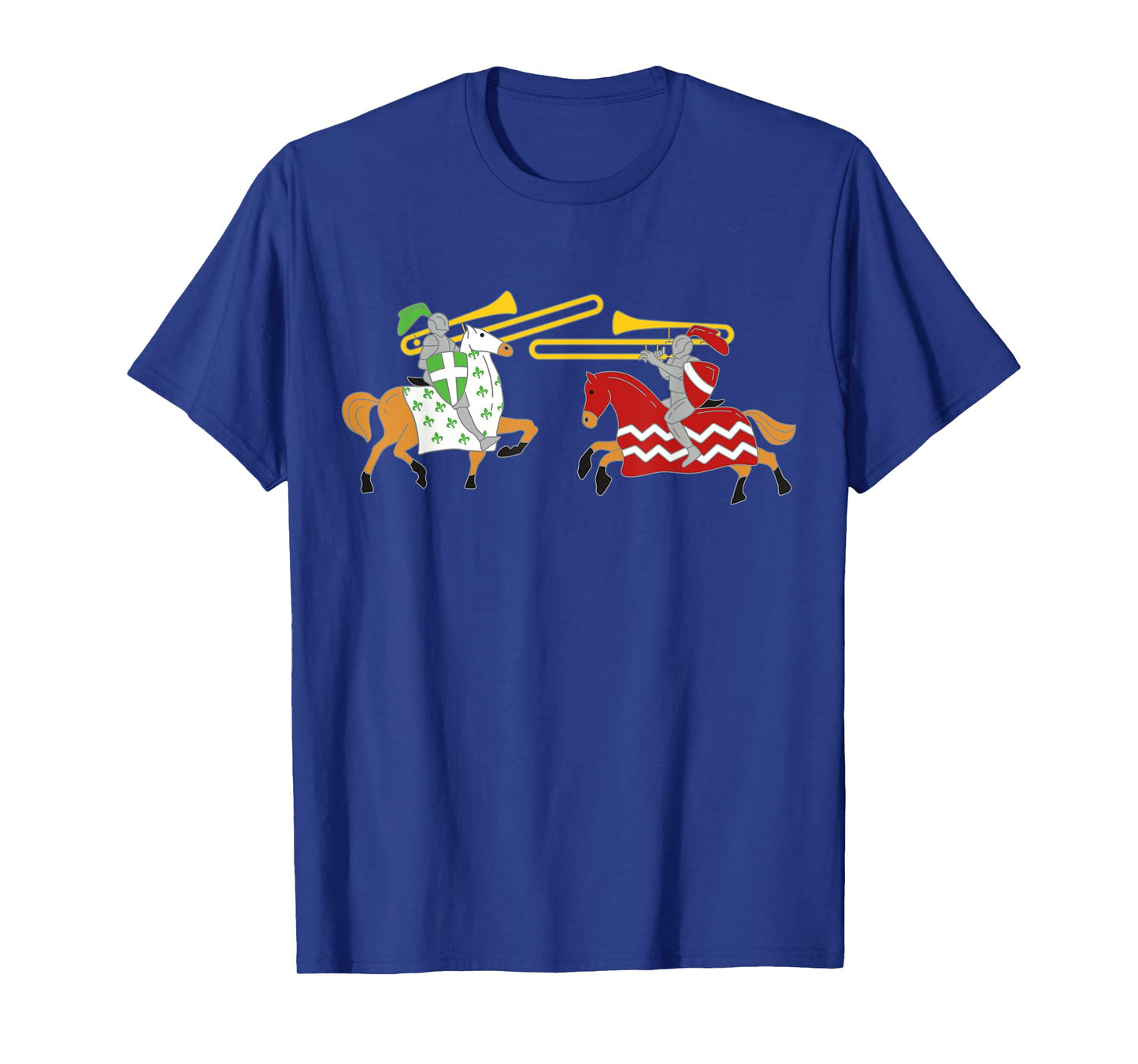 Jousting Funny Trombone T-Shirt For Trombonists T-Shirt