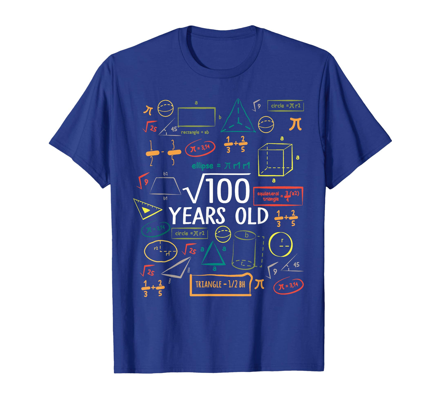 10 Years Old Square Root Math 10th Birthday Boy Girl Kids T-Shirt