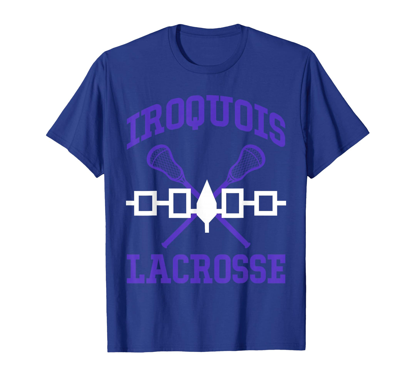 Iroquois Lacrosse Lax Sticks Iroquois Nation Flag T-Shirt