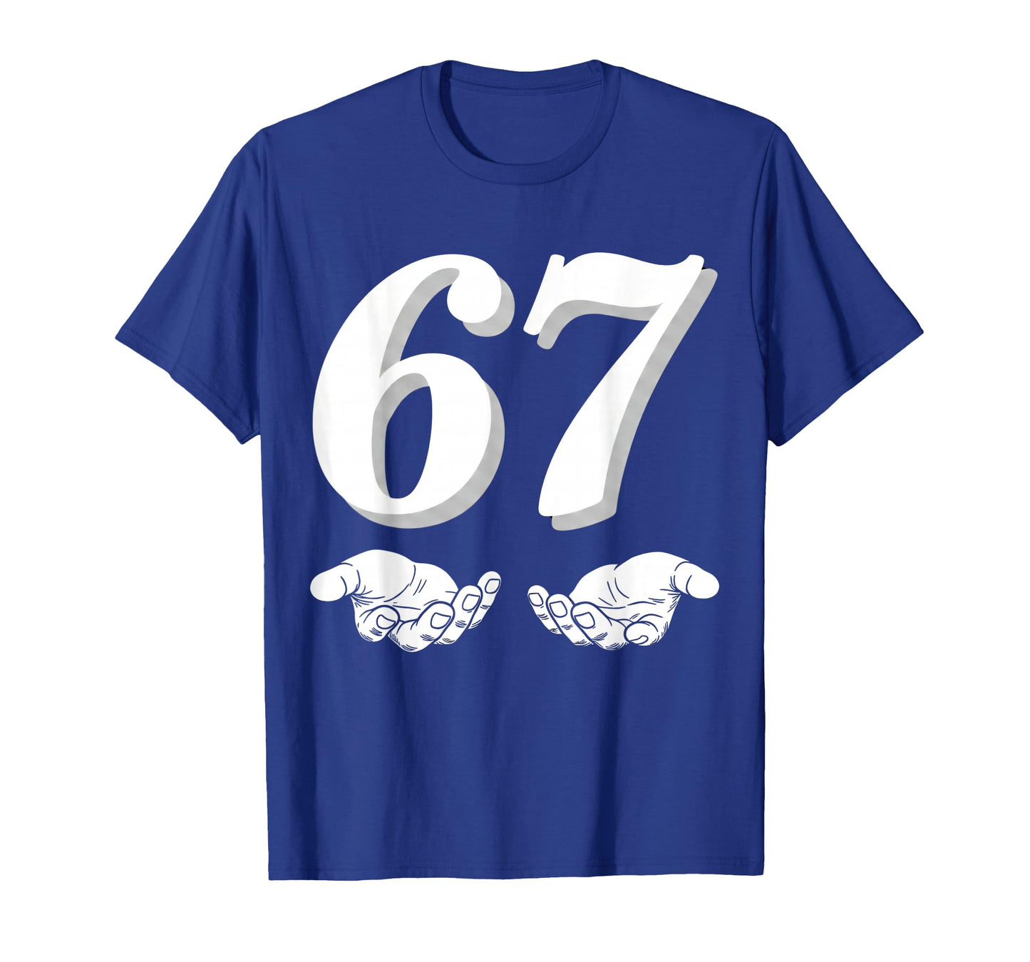 Cool Six Seven 6 7 Meme Gen Alpha Slang Costume Matching T-Shirt