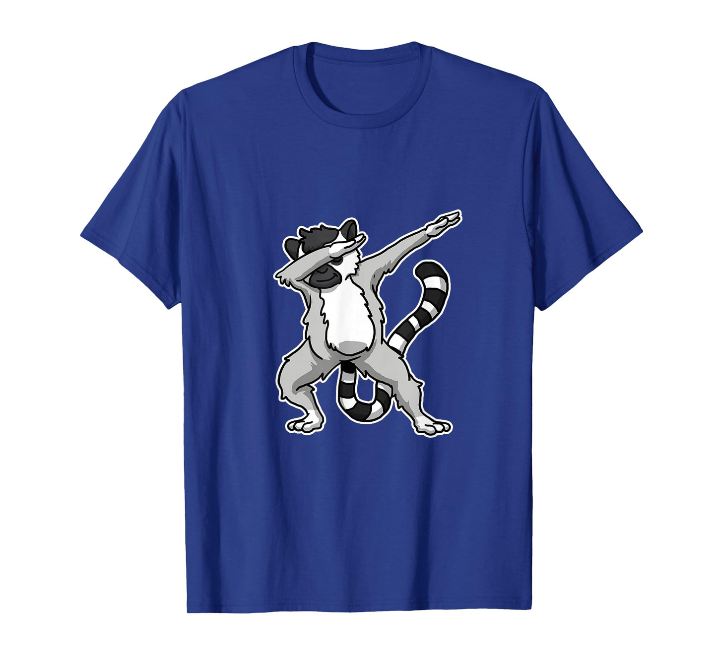 Witziges Lemuren Kostm Und Geschenkidee Unisex-Adults, Kids Dabbing Lemure Gift Lemurs Dab Dance T-Shirt Black Cartoon T-Shirt Small Classic Fit Crew Collar Short Sleeve