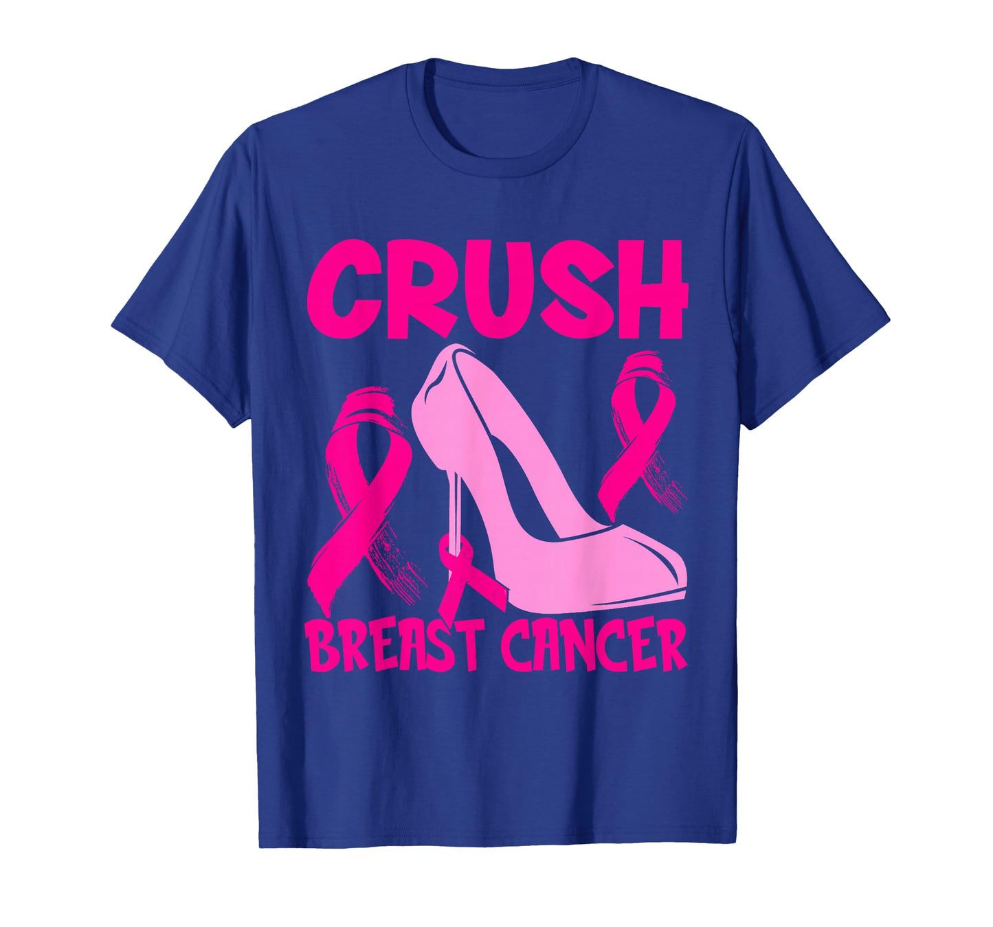Crush Breast Cancer Awareness pink Men Boys Women T-Shirt