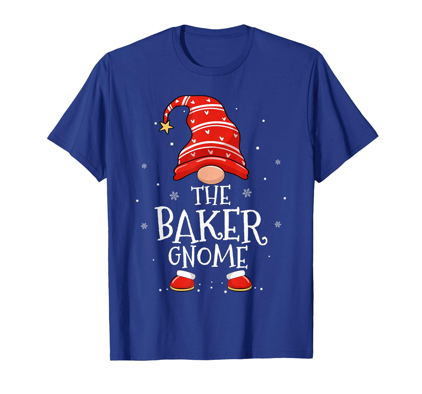 Baker Gnome Xmas Family Matching Funny Christmas Gnomes T-Shirt
