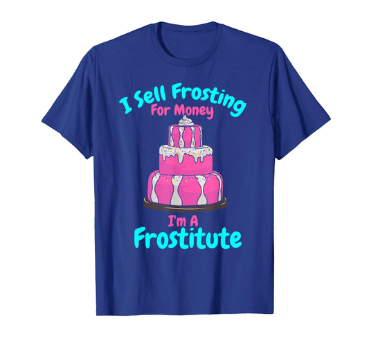 Crazy Cake Lady Cake Decorating Humor Funny Cake Decorator T-Shirt