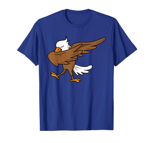Dabbing Eagle | Large Bird America Hilarious USA Gift T-Shirt
