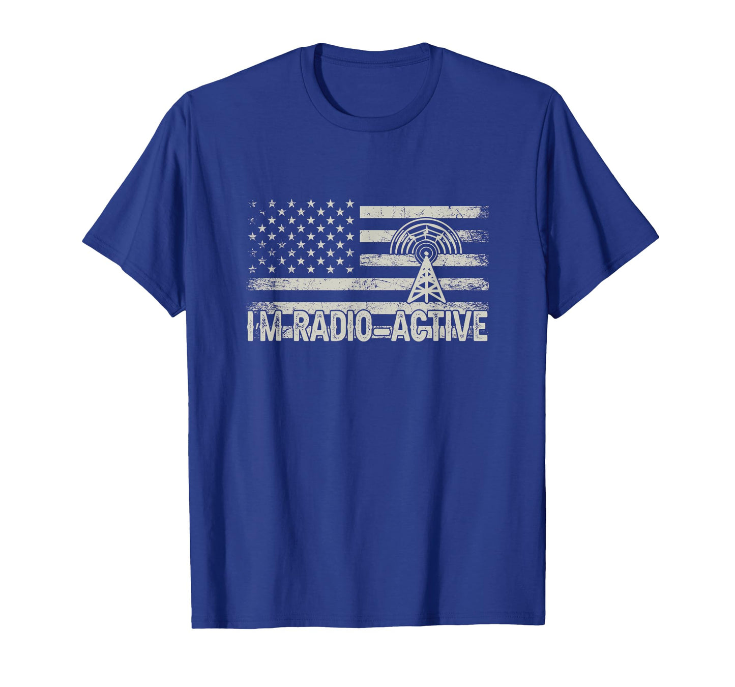 Ham Radio USA Flag - Amateur Radio and Ham Radio Operator T-Shirt for Women Men