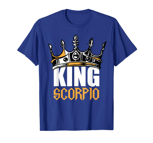 Scorpio Birthday Gifts - King Scorpio Zodiac T-Shirt T-Shirt