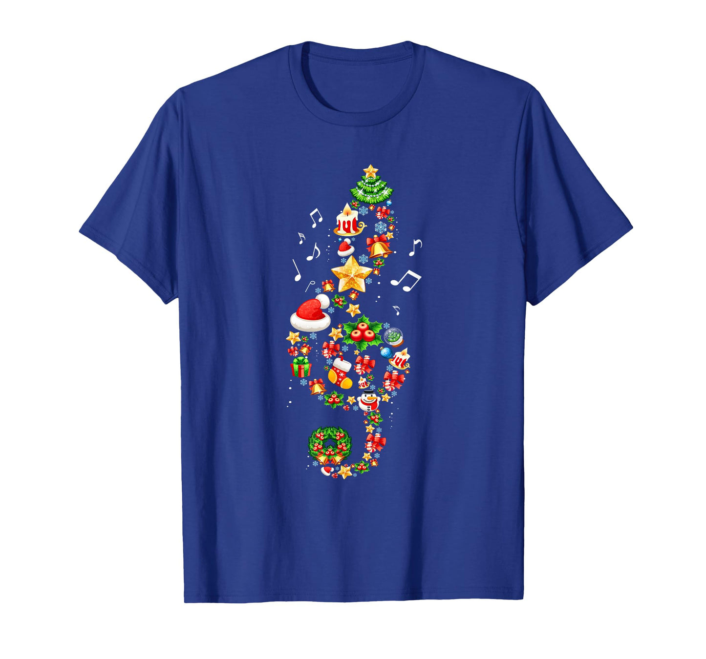 Christmas Musical Note Music Lover Teacher Sing Carols Xmas T-Shirt for Men Women Kids