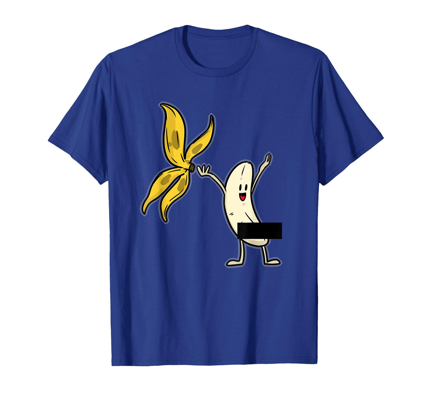 Banana Shirt Banana Striptease Censored Naked Fruit Adult T-Shirt