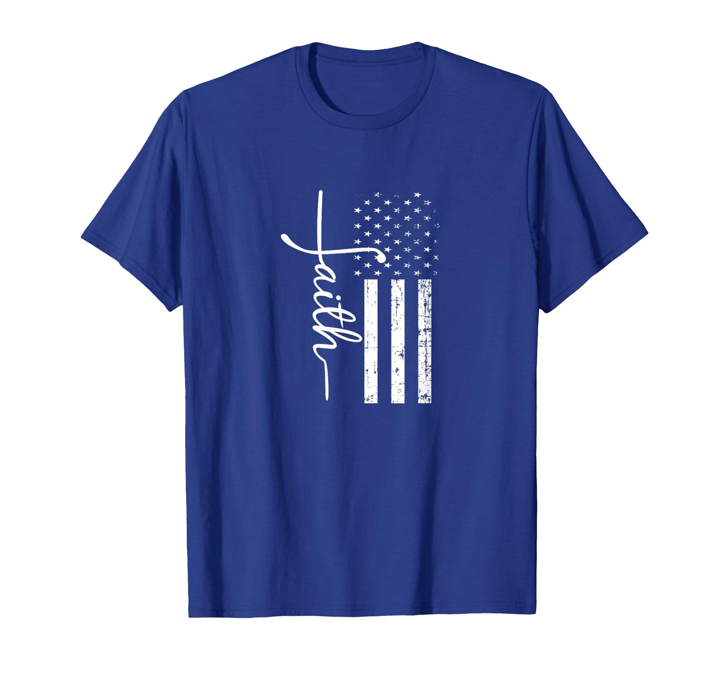 Faith Cross US Flag T-Shirt
