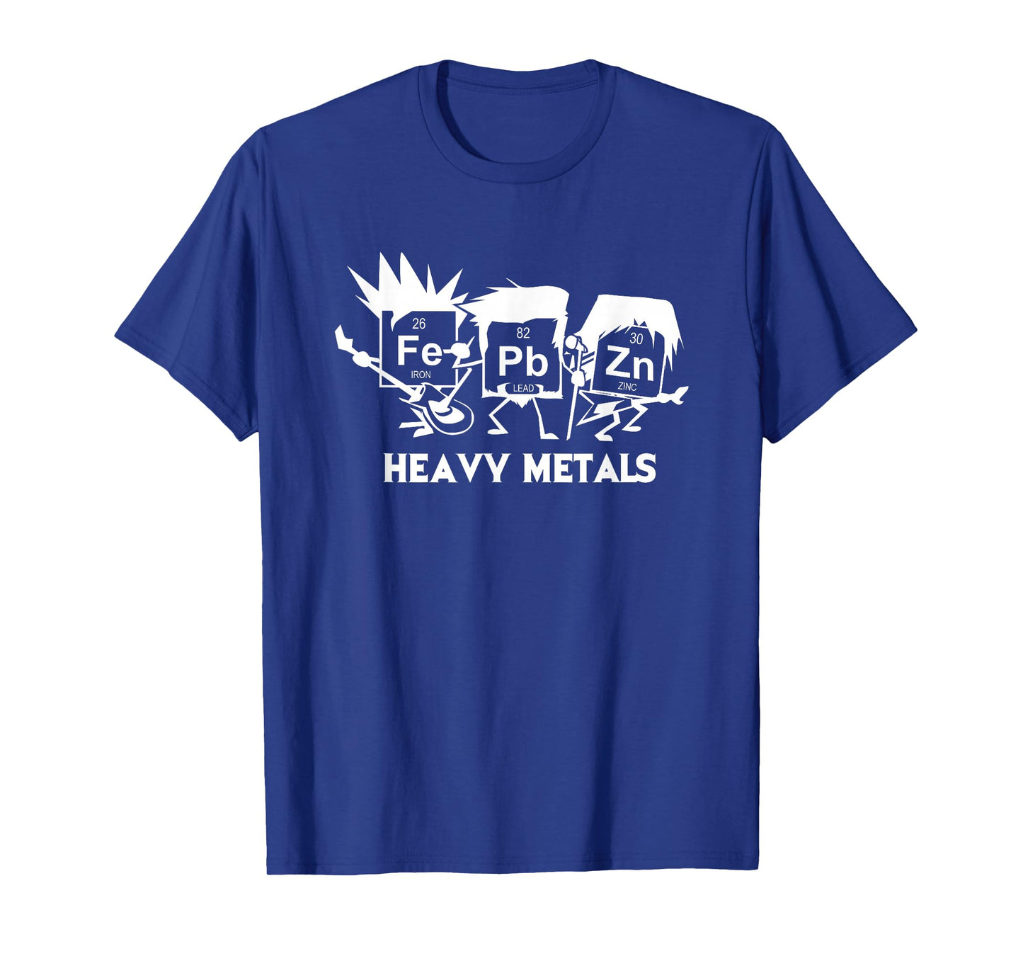 Heavy Metals Science Geek and Heavy Metal T-Shirt