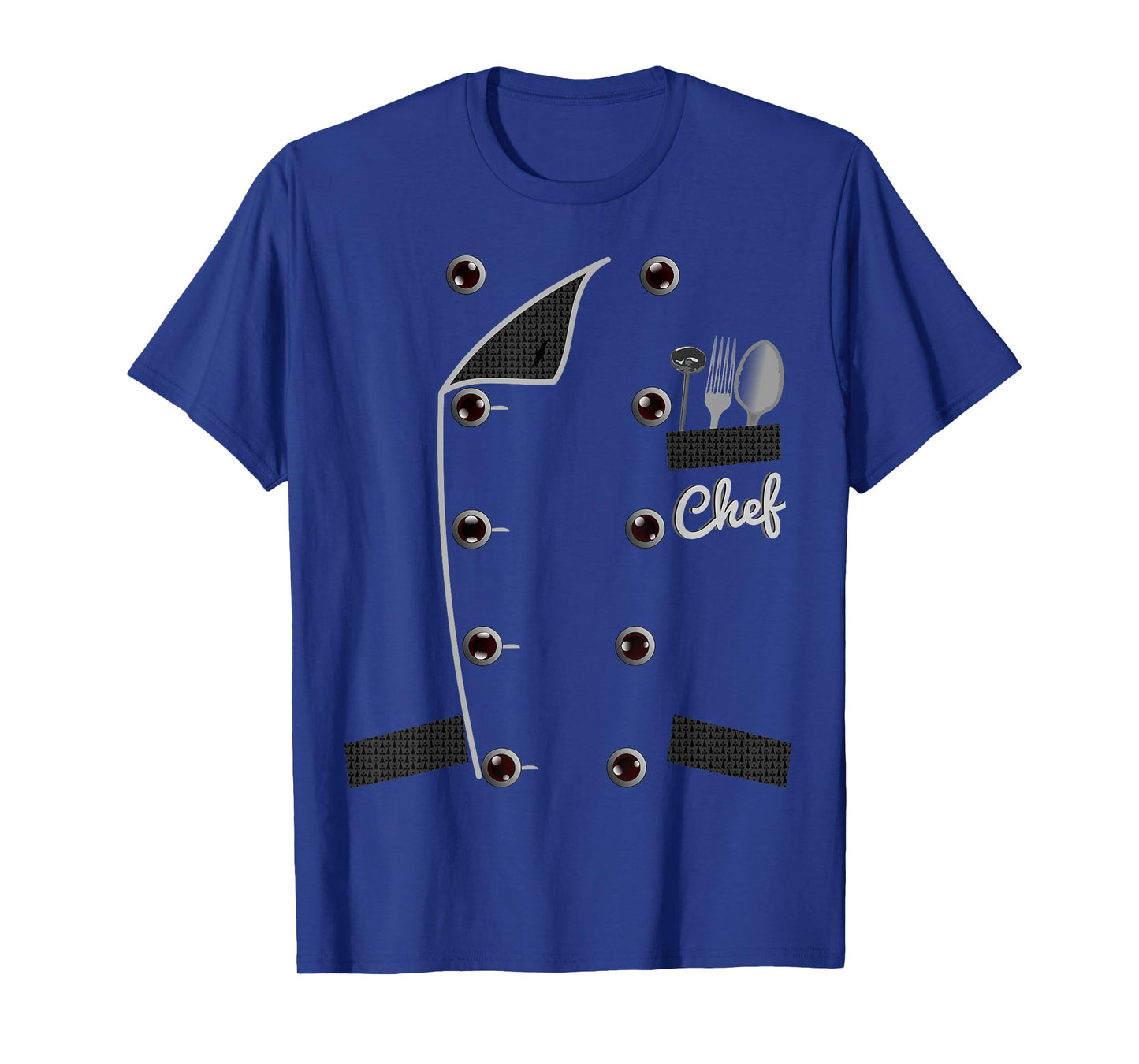 Chef TShirt Uniform Jacket Faux Funny Cook Shirt for Cooking T-Shirt