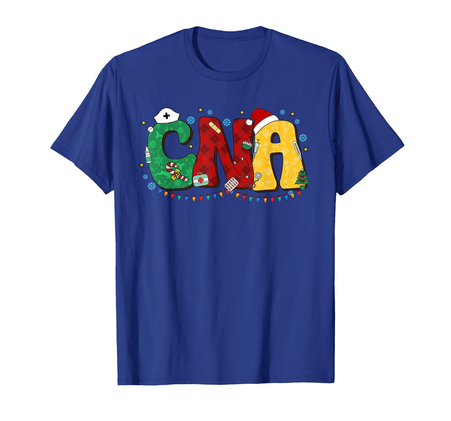 CNA Christmas Certified Nurse Assistant Nursing Aide Holiday T-Shirt