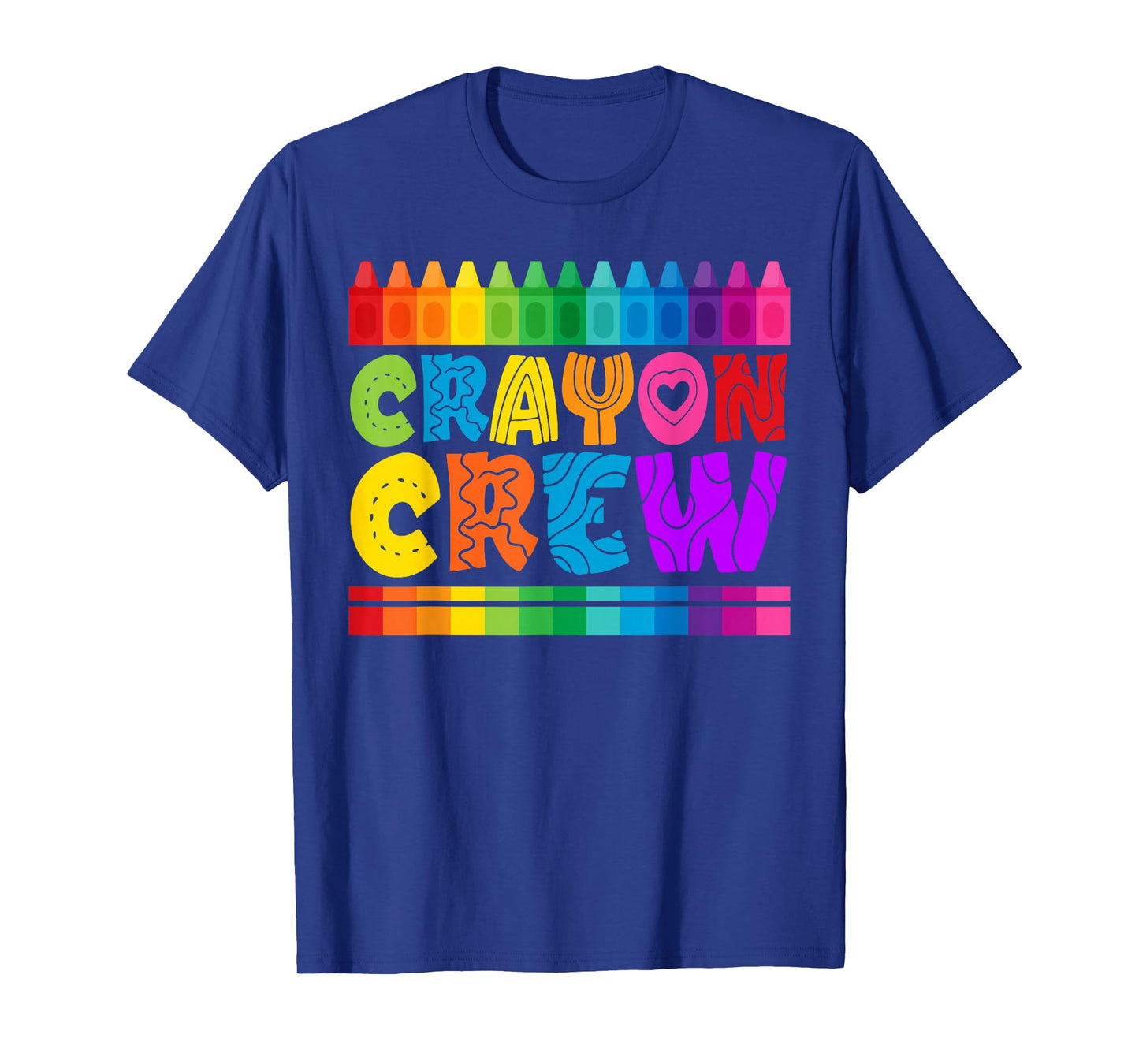 Crayon Crew Coloring Artistic Drawing Color T-Shirt