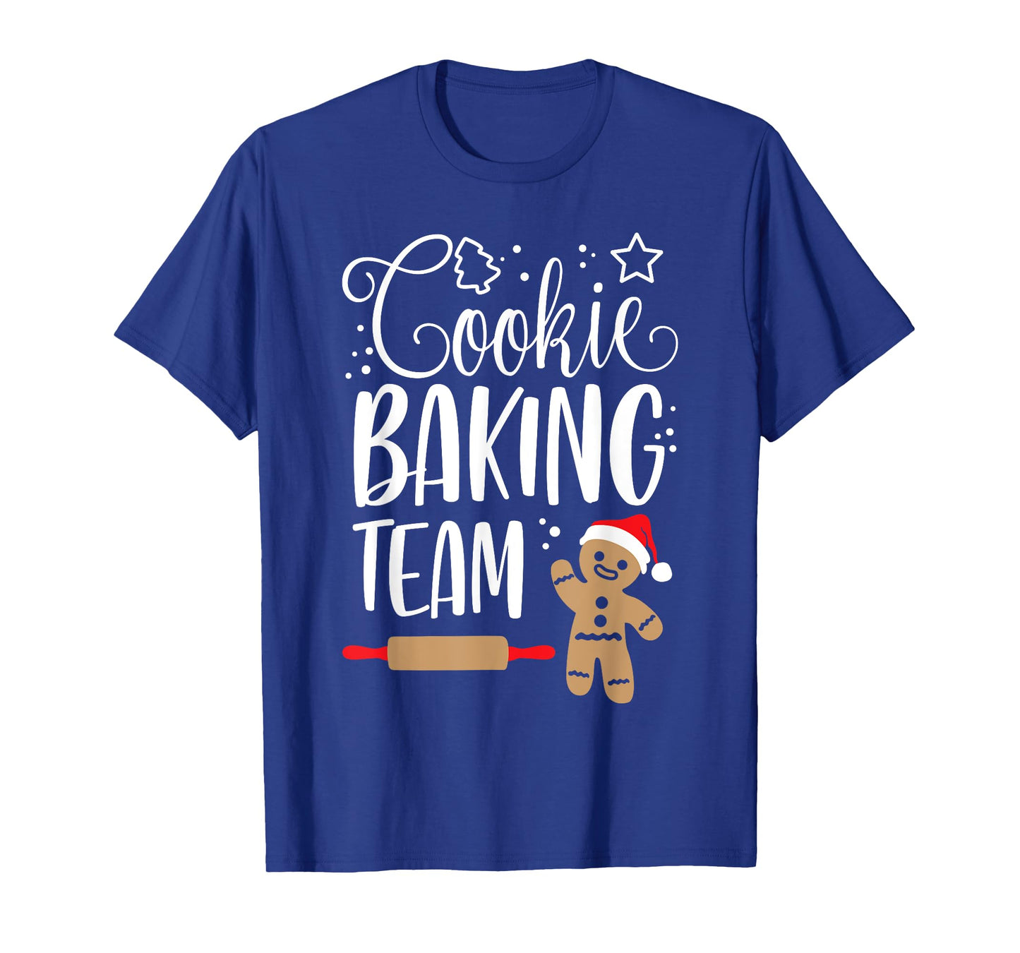 Cookie Baking Team Christmas Squad Xmas Crew m Gingerbread T-Shirt