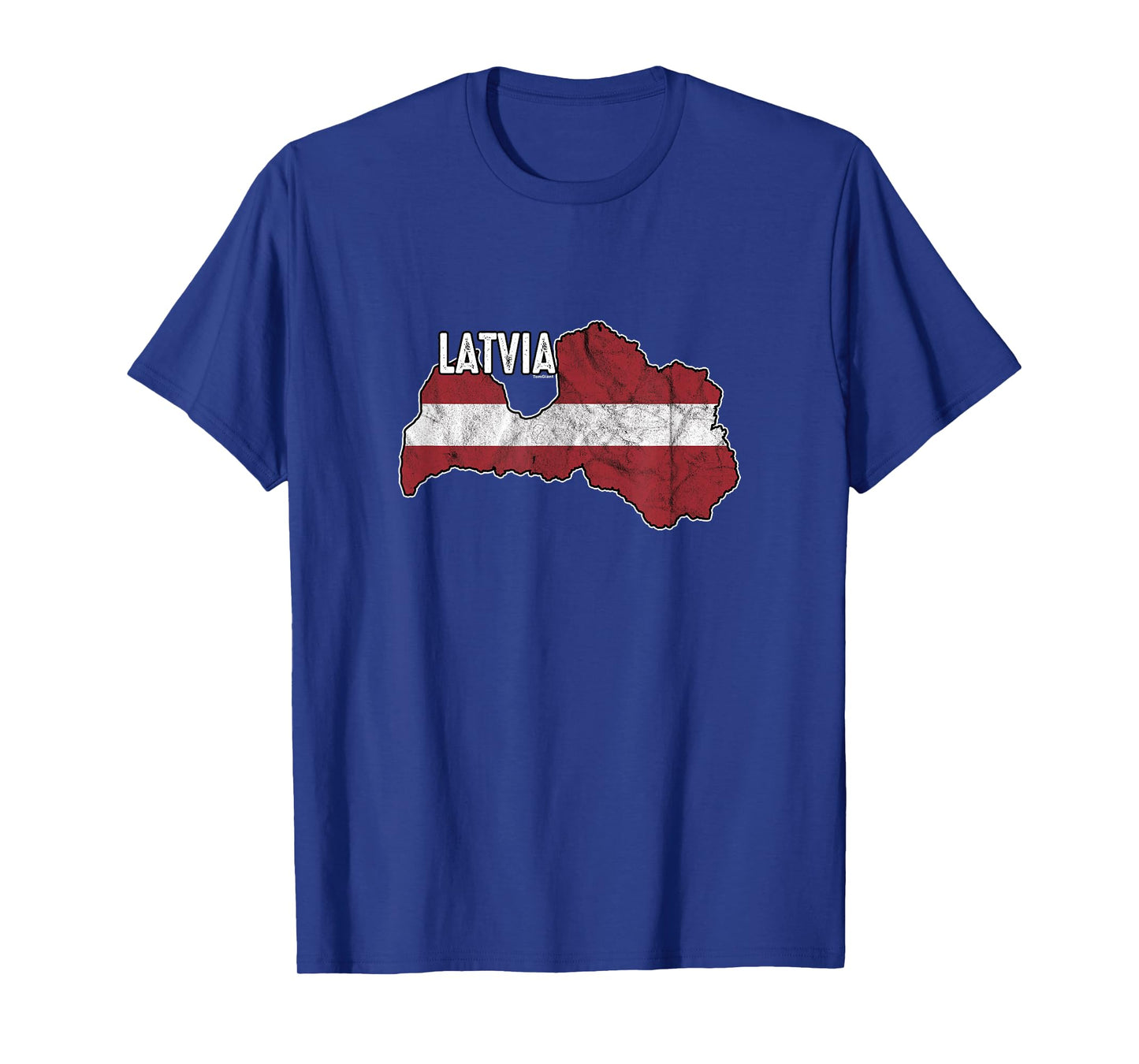 Vintage Patriotic Letts Latvians Pride Latvia Flag T-Shirt T-Shirt