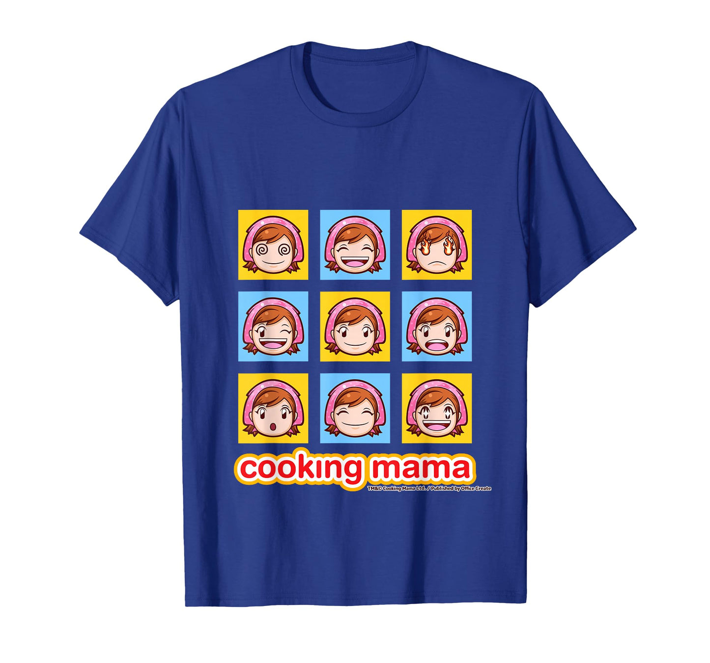 Cooking Mama Faces T-Shirt color T-Shirt