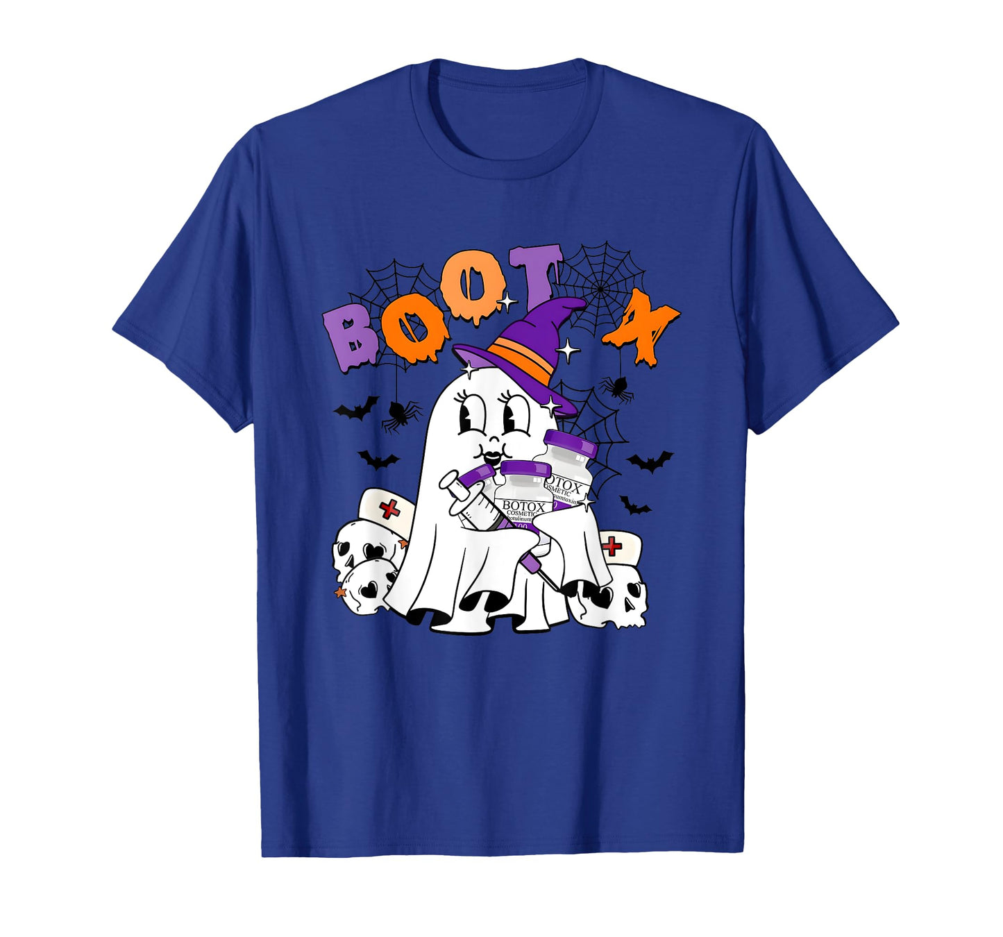 Cute Ghost BooTox Nurse Injector Halloween Plastic Surgery T-Shirt