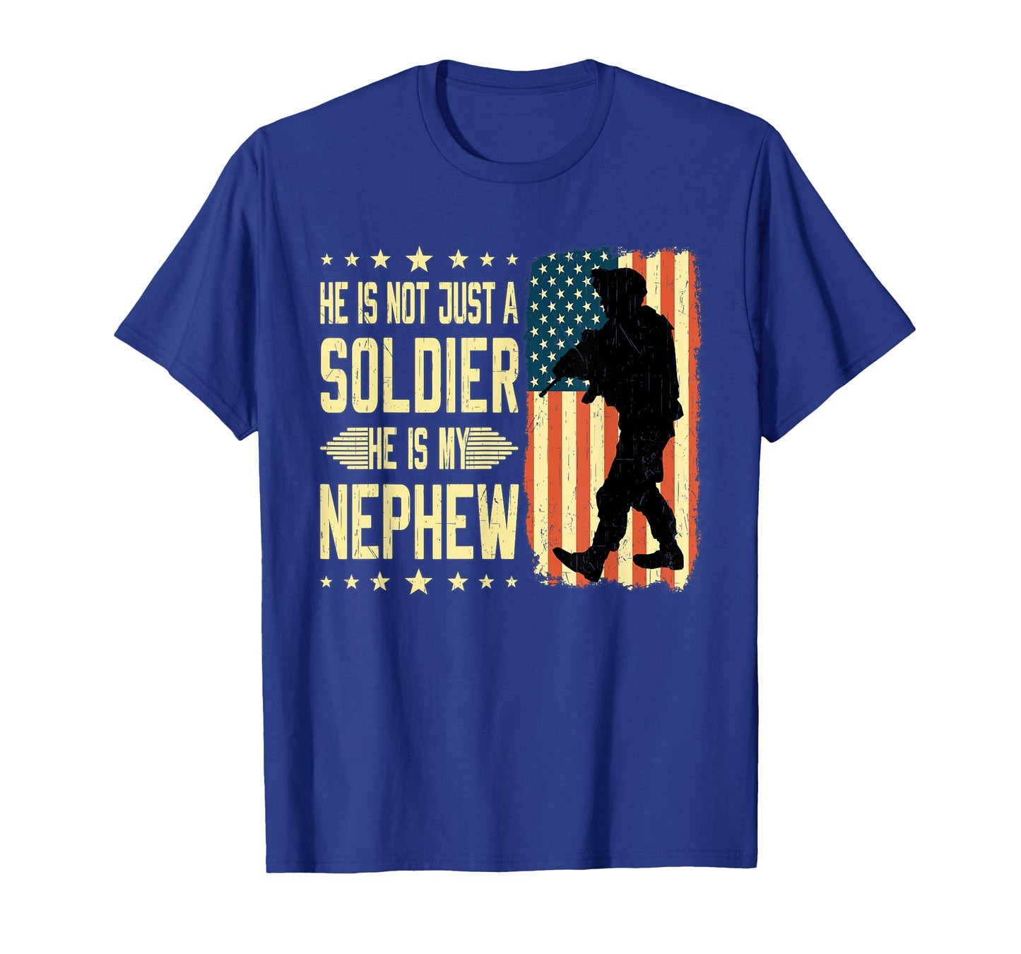 My Nephew is A Soldier Hero Proud Army Aunt Uncle Military T-Shirt