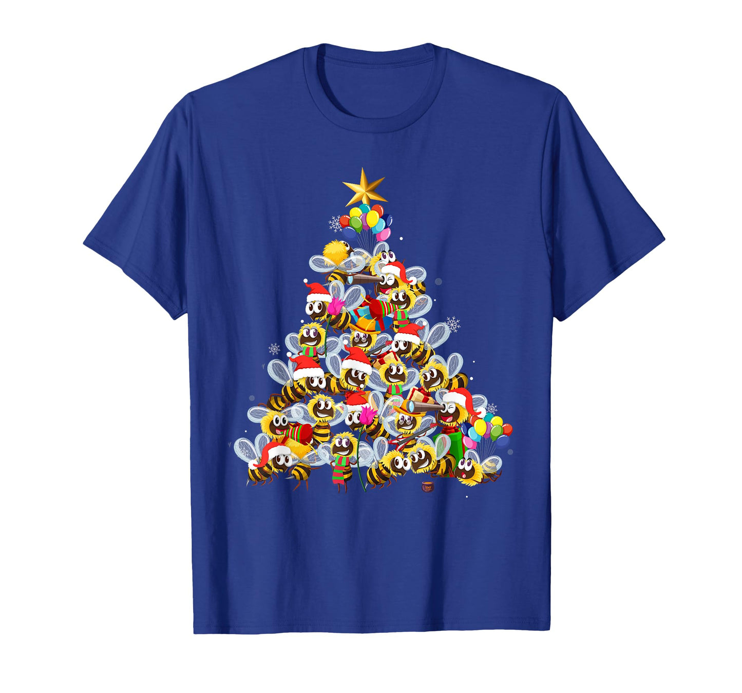Bees Tree Christmas Sweater Xmas Gifts for Bees Lover T-Shirt
