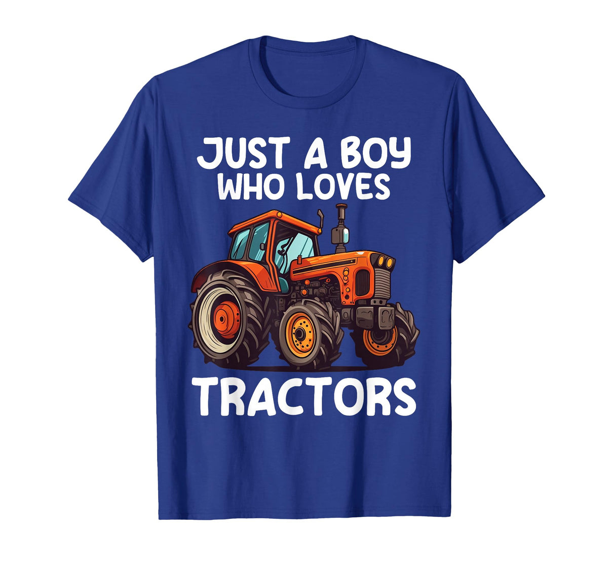 Just a Boy Who Loves Tractors For Toddler Boys Farmer Farm T-Shirt
