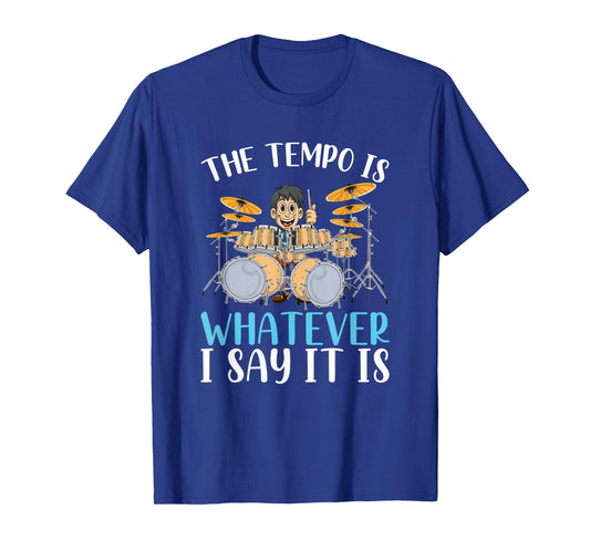 Funny Drummer Kids Gift Percussion Musical Instrument Drums T-Shirt