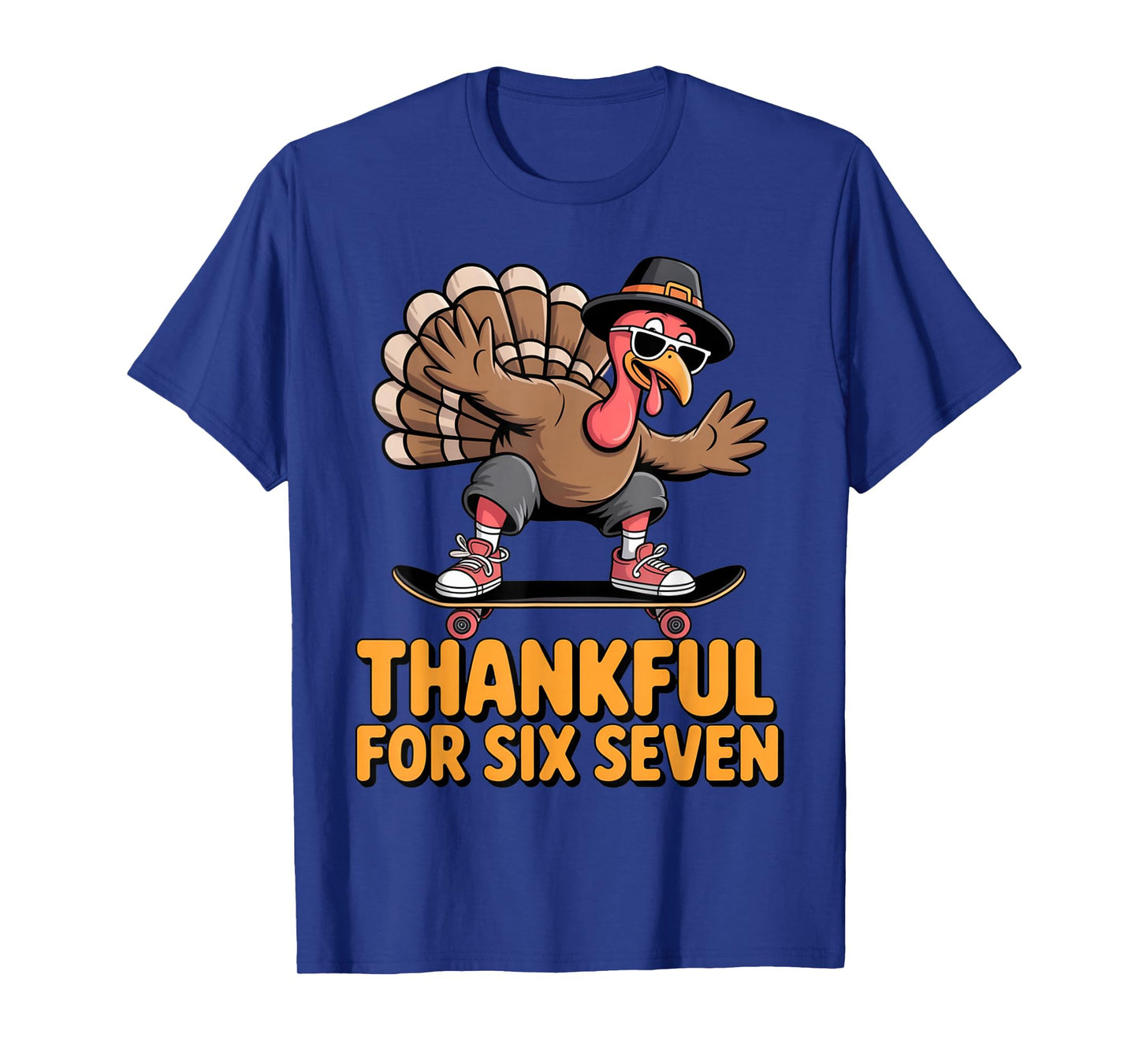 67 Thanksgiving Kids Six Seven Meme Brainrot Thankful for 67 T-Shirt