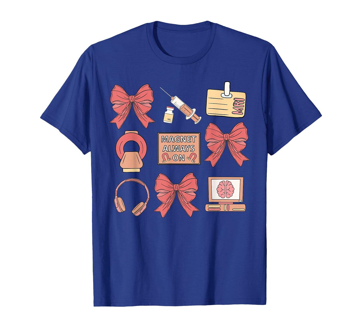 Cute MRI Tech Bow Coquette MRI Technologist Radiology X Ray T-Shirt