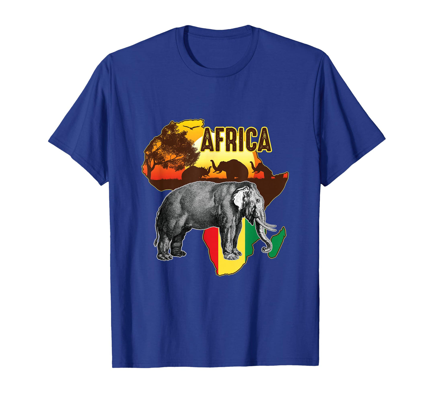 African Flag Africa Roots Black History T-Shirt T-Shirt