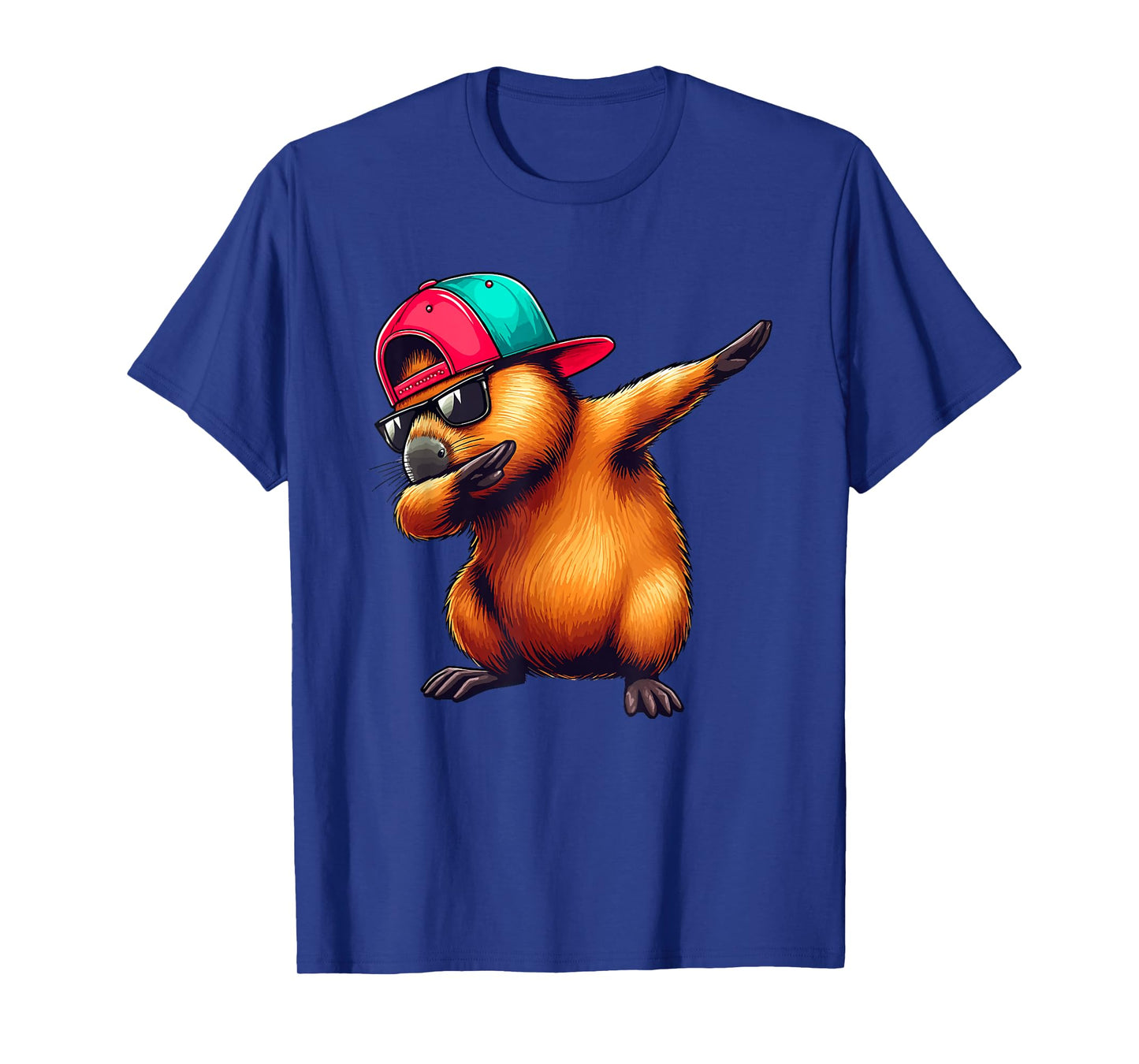 Cute Dabbing Capybara Boys Men Toddler Fun Capy Lover Kids T-Shirt