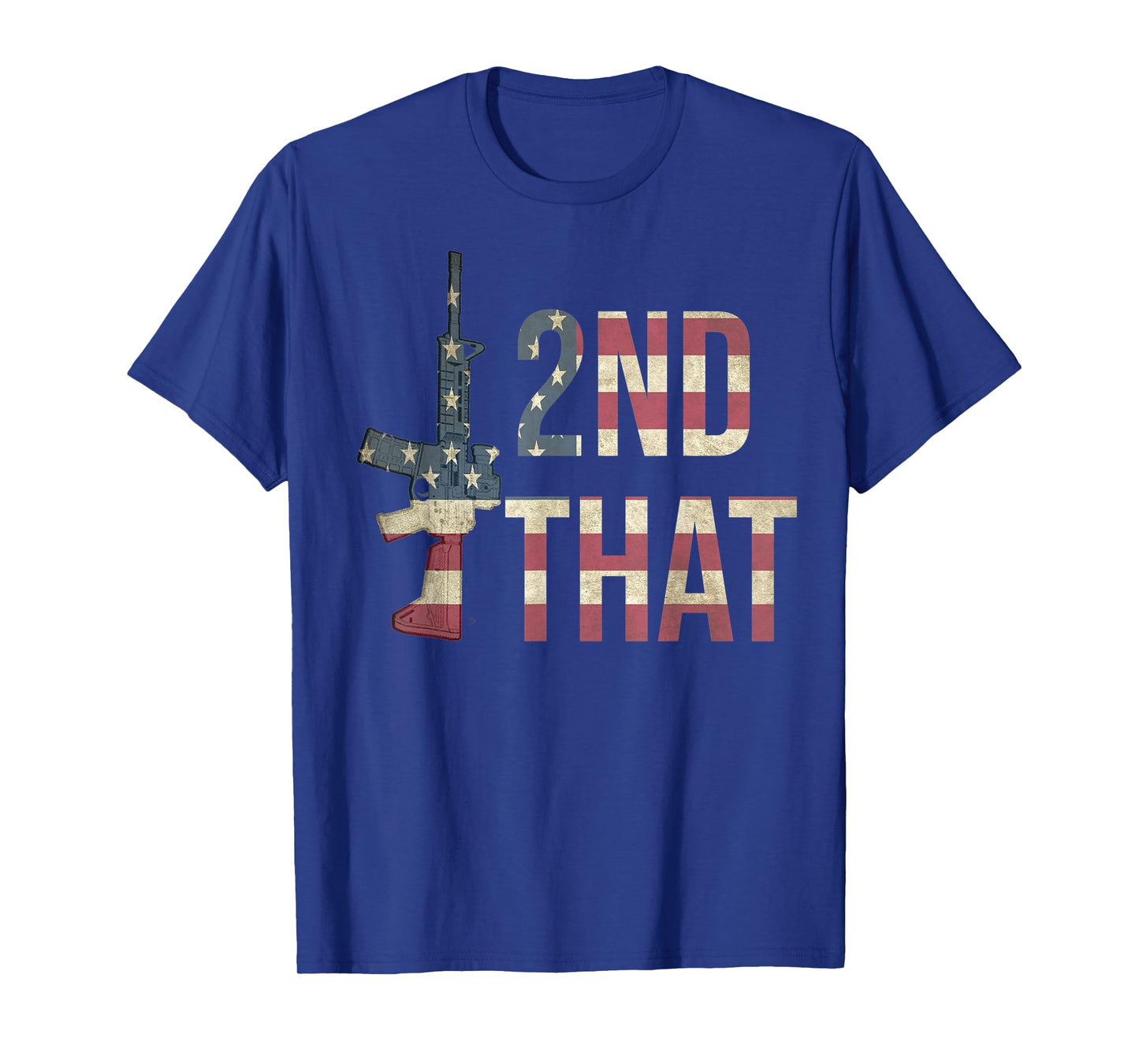 USA Flag Patriotic Pro Gun AR-15 I 2nd That Second Amendment T-Shirt