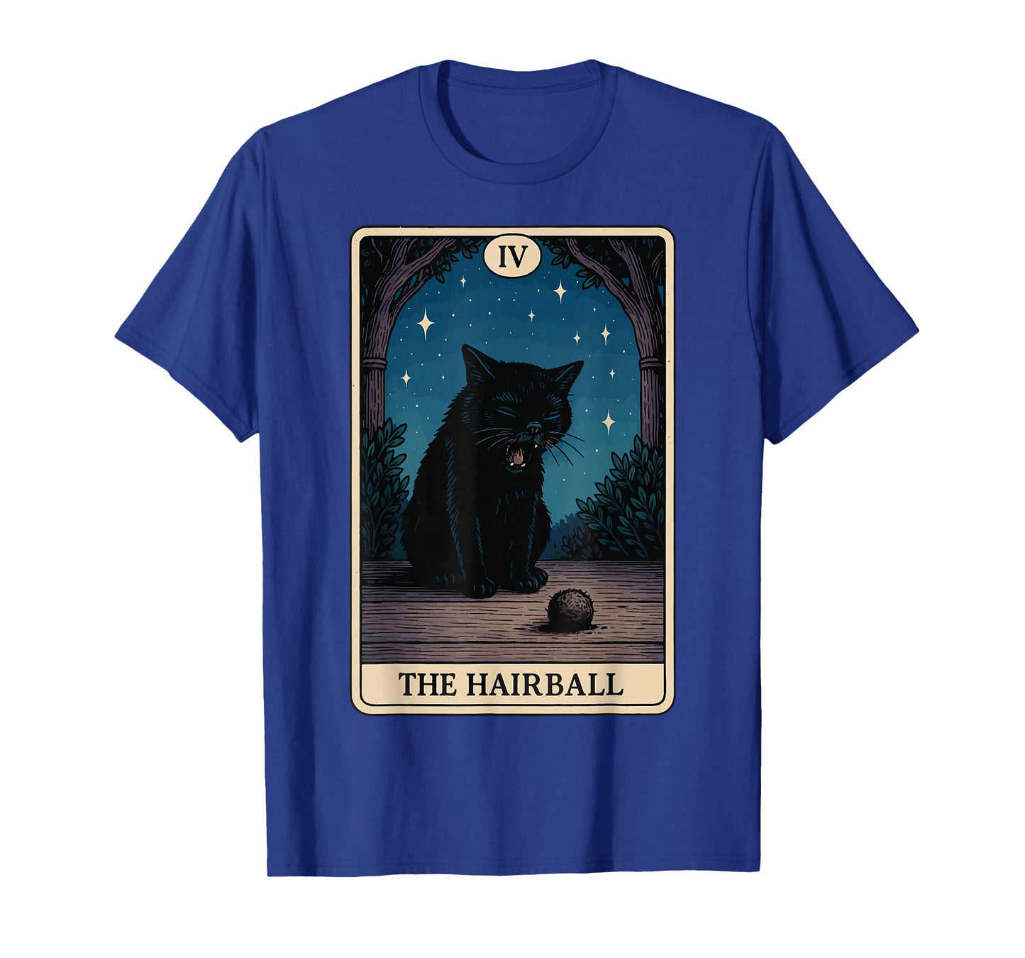 The Hairball Cat Tarot Card T-Shirt